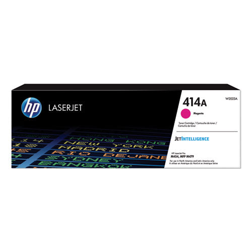 Hp 414a, (w2023a) Magenta Original Laserjet Toner Cartridge