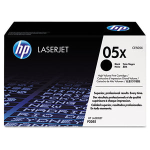 Hp 05x, (ce505x) High-yield Black Original Laserjet Toner Cartridge