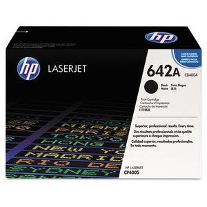 Hp 642a, (cb400a) Black Original Laserjet Toner Cartridge