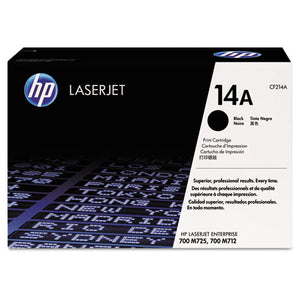 Hp 14a, (cf214a) Black Original Laserjet Toner Cartridge