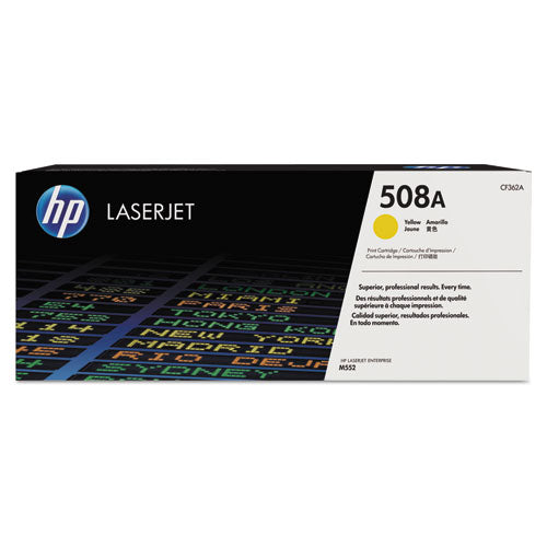 Hp 508a, (cf362a) Yellow Original Laserjet Toner Cartridge