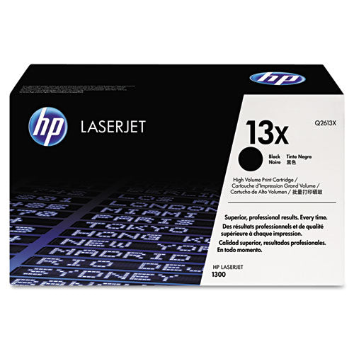 Hp 13x, (q2613x) High-yield Black Original Laserjet Toner Cartridge