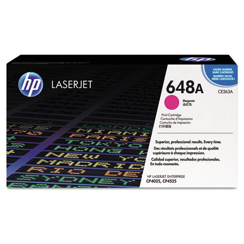 Hp 648a, (ce263a) Magenta Original Laserjet Toner Cartridge