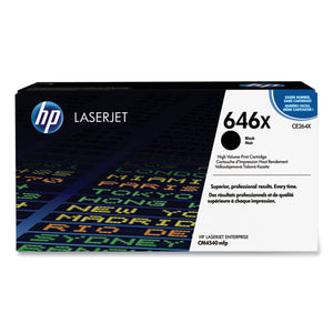 Hp 646x, (ce264x) High-yield Black Original Laserjet Toner Cartridge