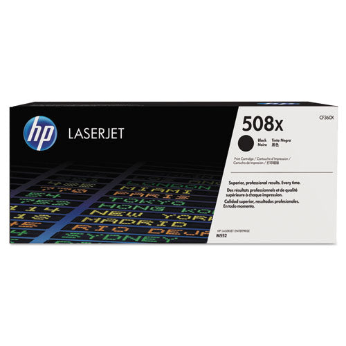 Hp 508x, (cf360x) High-yield Black Original Laserjet Toner Cartridge