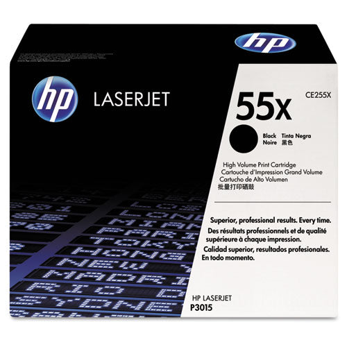 Hp 55x, (ce255x) High-yield Black Original Laserjet Toner Cartridge