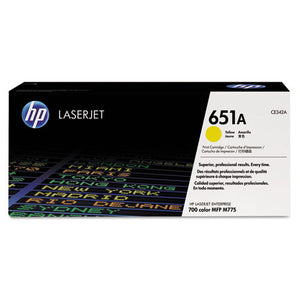 Hp 651a, (ce342a) Yellow Original Laserjet Toner Cartridge