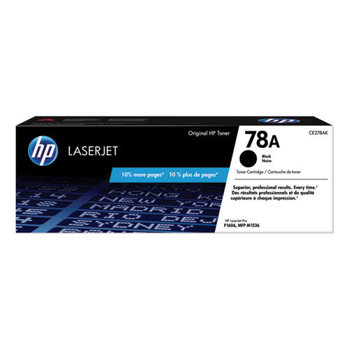 Hp 78a, (ce278a-t) 3-pack Black Original Laserjet Toner Cartridges