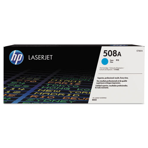 Hp 508a, (cf361a) Cyan Original Laserjet Toner Cartridge