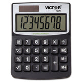 1000 Minidesk Calculator, Solar-battery, 8-digit Lcd