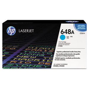 Hp 648a, (ce261a) Cyan Original Laserjet Toner Cartridge