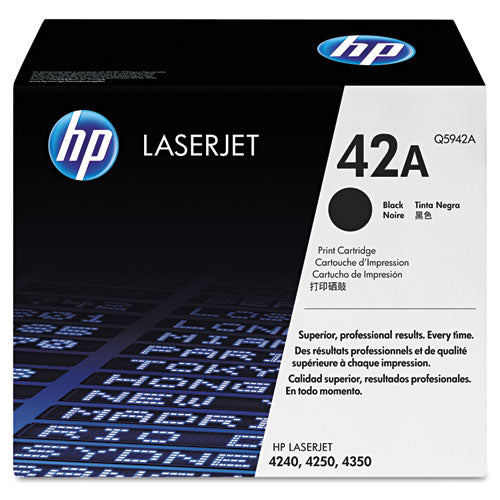 Hp 42a, (q5942a) Black Original Laserjet Toner Cartridge