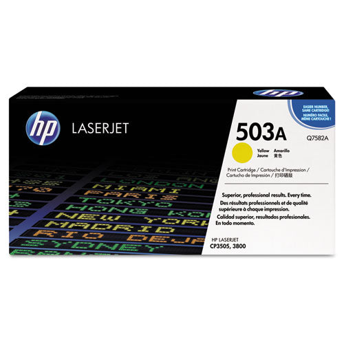 Hp 503a, (q7582a) Yellow Original Laserjet Toner Cartridge