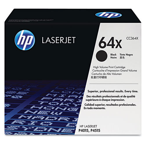 Hp 64x, (cc364x) High-yield Black Original Laserjet Toner Cartridge