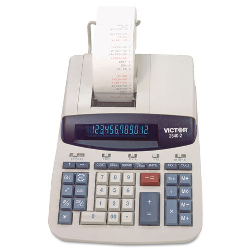 2640-2 Two-color Printing Calculator, Black-red Print, 4.6 Lines-sec