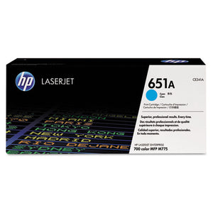 Hp 651a, (ce341a) Cyan Original Laserjet Toner Cartridge