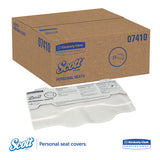 Personal Seats Sanitary Toilet Seat Covers, 15 X 18, White, 125-pack, 24 Packs-carton