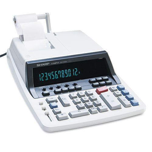 Qs-2760h Two-color Ribbon Printing Calculator, Black-red Print, 4.8 Lines-sec