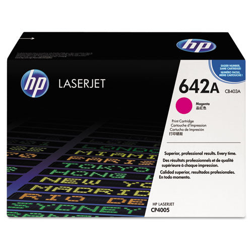 Hp 642a, (cb403a) Magenta Original Laserjet Toner Cartridge