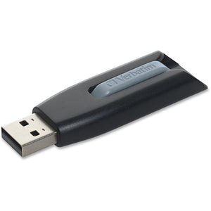 Verbatim 128GB Store 'n' Go V3 USB 3.0 Flash Drive - Gray