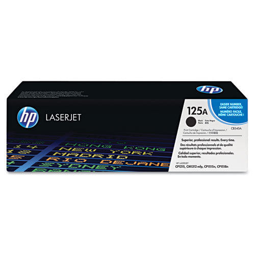 Hp 125a, (cb540a) Black Original Laserjet Toner Cartridge