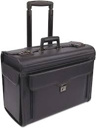 Catalog Case on Wheels, Koskin, 19 x 9 x 15-1/2, Black