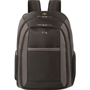 Pro CheckFast Backpack, 16", 13 3/4" x 6 1/2" x 17 3/4", Black